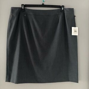 Calvin Klein Charcoal Pencil Skirt